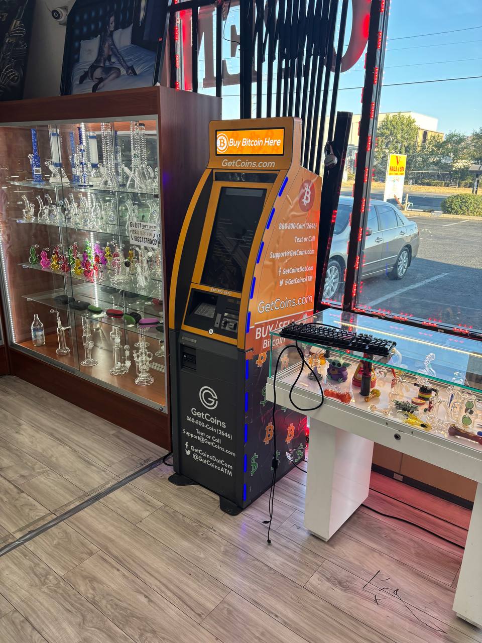 Bitcoin ATM store placement for maximum customer visibility